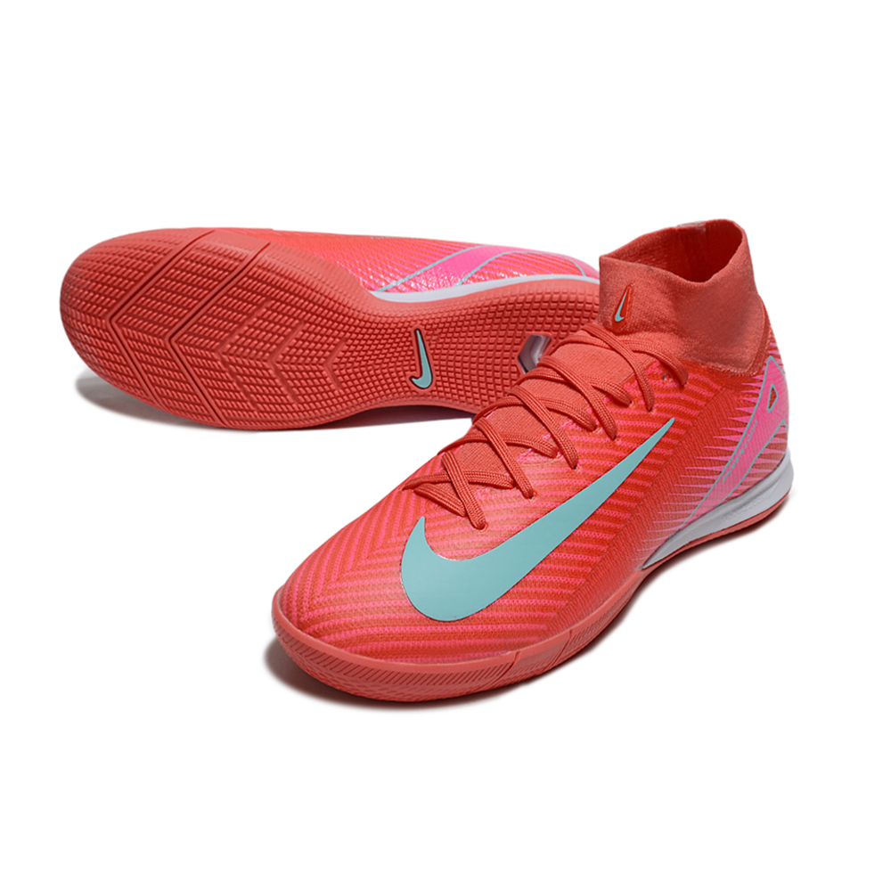 Chuteira Futsal Nike Air Zoom Mercurial Superfly 10 Elite IC Rosa e Azul