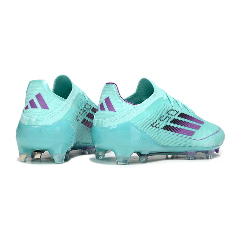Chuteira Campo Adidas F50 FG Verde e Roxa