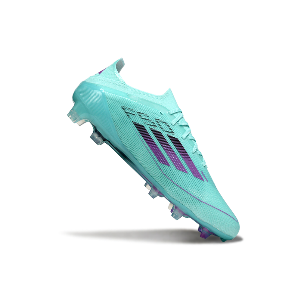 Chuteira Campo Adidas F50 FG Verde e Roxa
