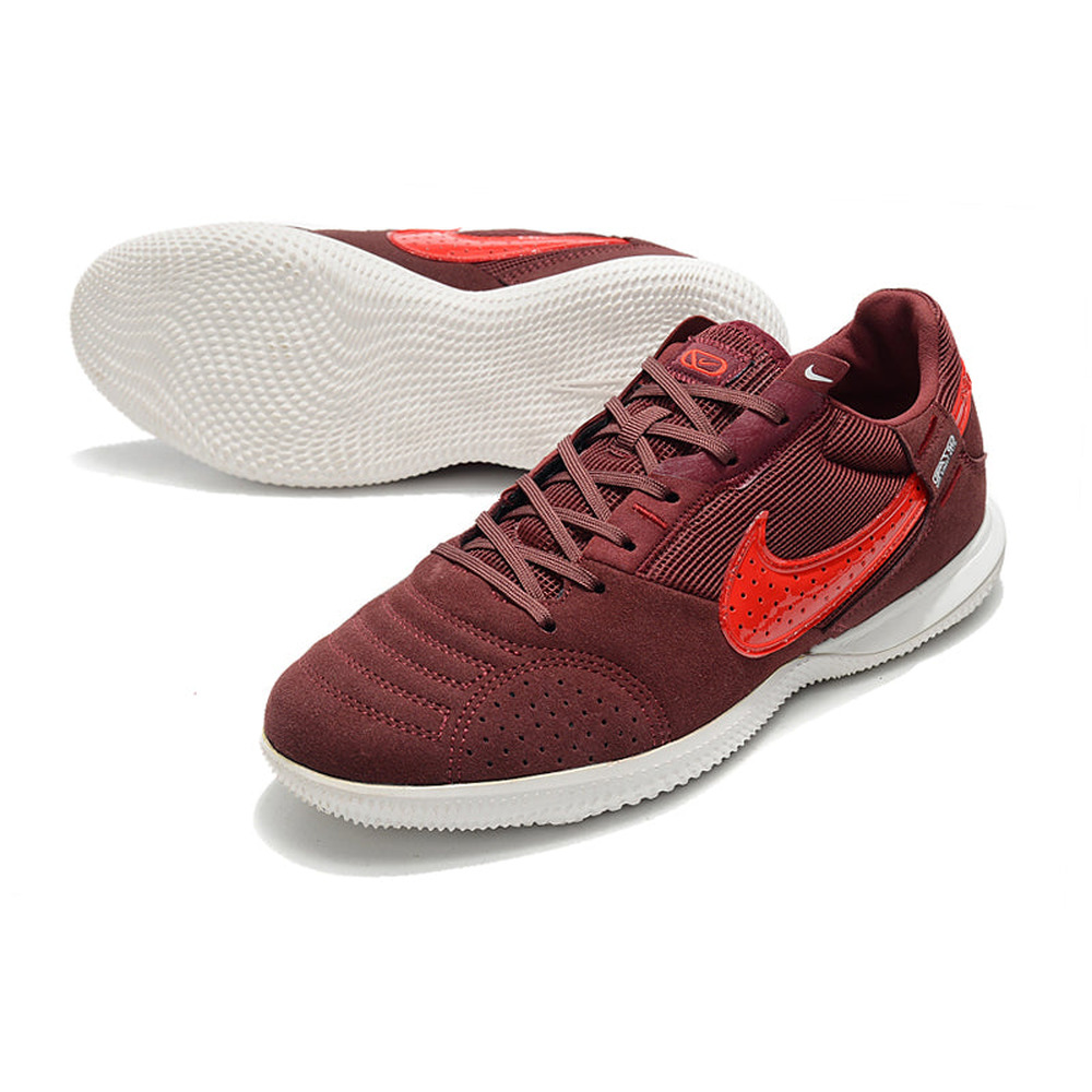 Chuteira Futsal Nike StreetGato IC Bordo e Vermelho
