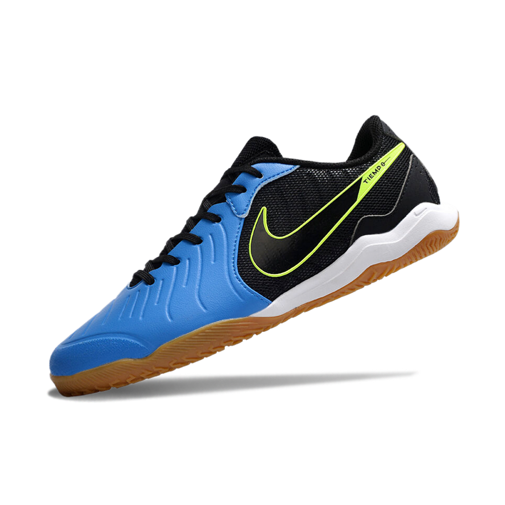Chuteira Futsal Nike Tiempo Legend 10 Academy IC Preta e Azul