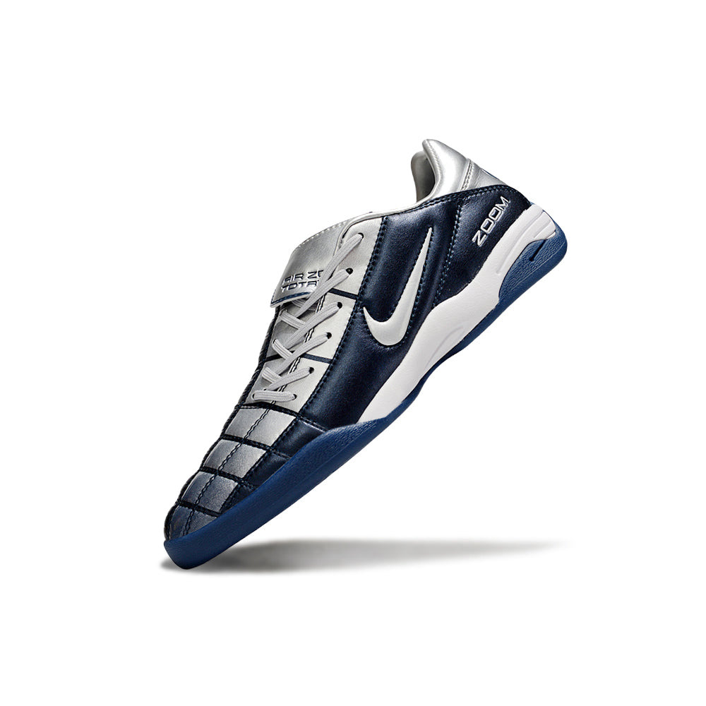 Chuteira Futsal Nike Total 90 IC Azul e Prata