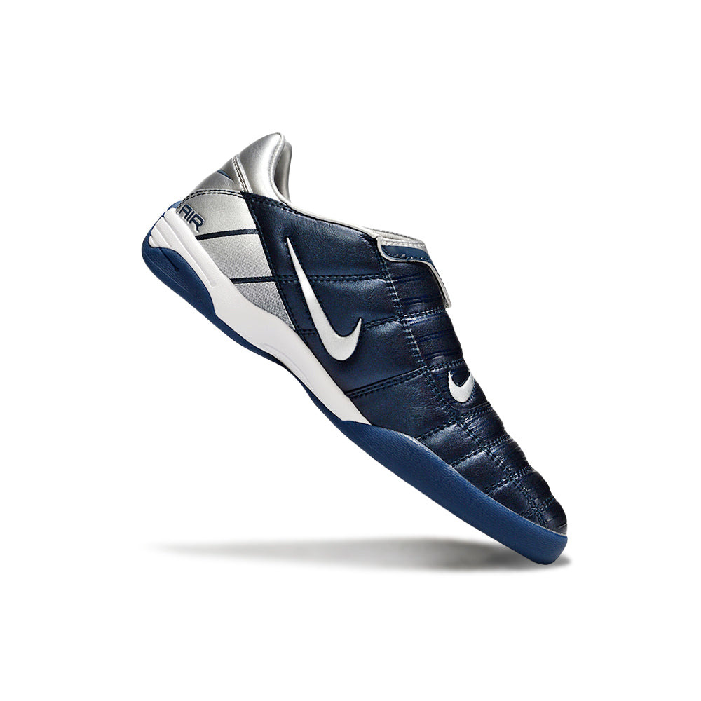 Chuteira Futsal Nike Total 90 IC Azul e Prata
