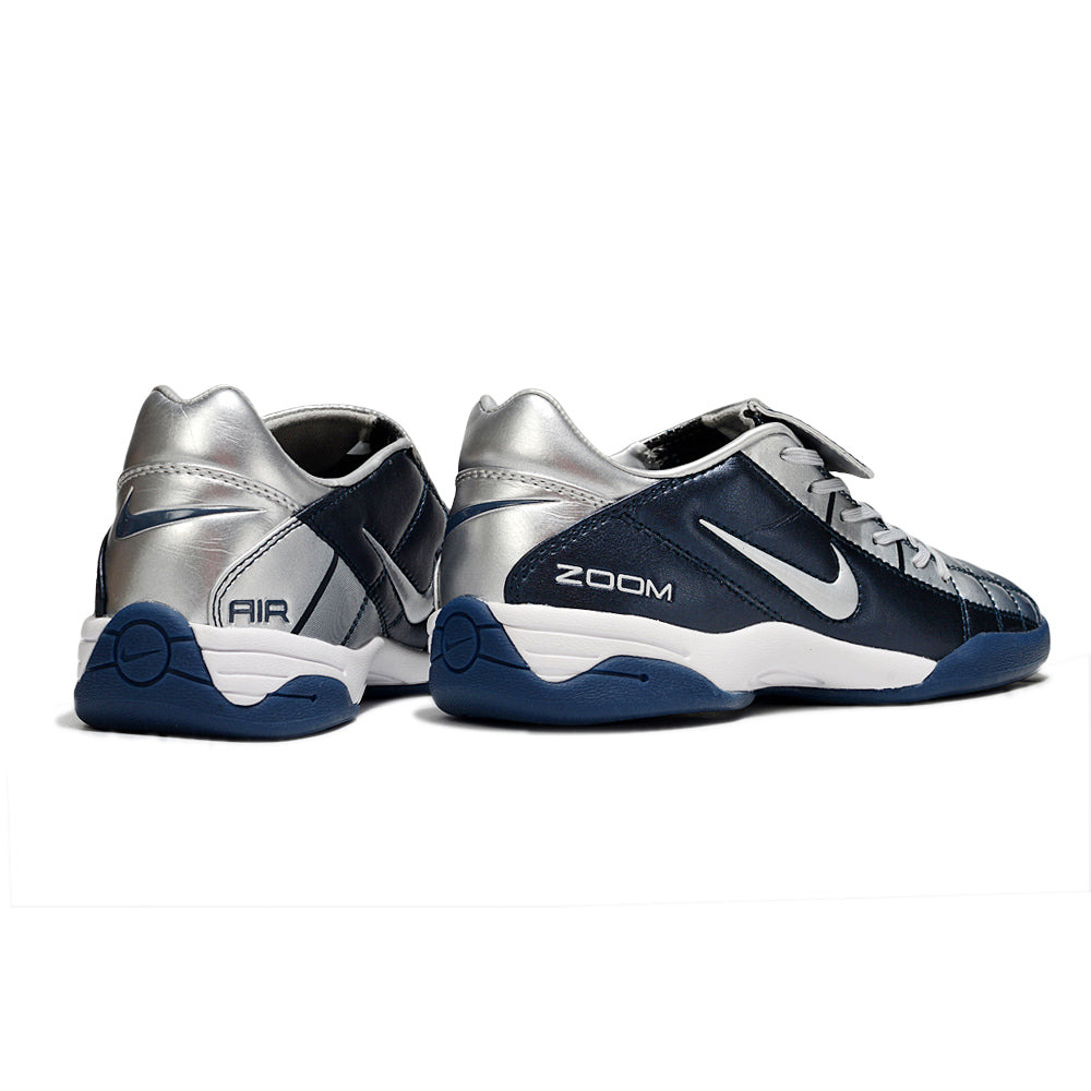 Chuteira Futsal Nike Total 90 IC Azul e Prata