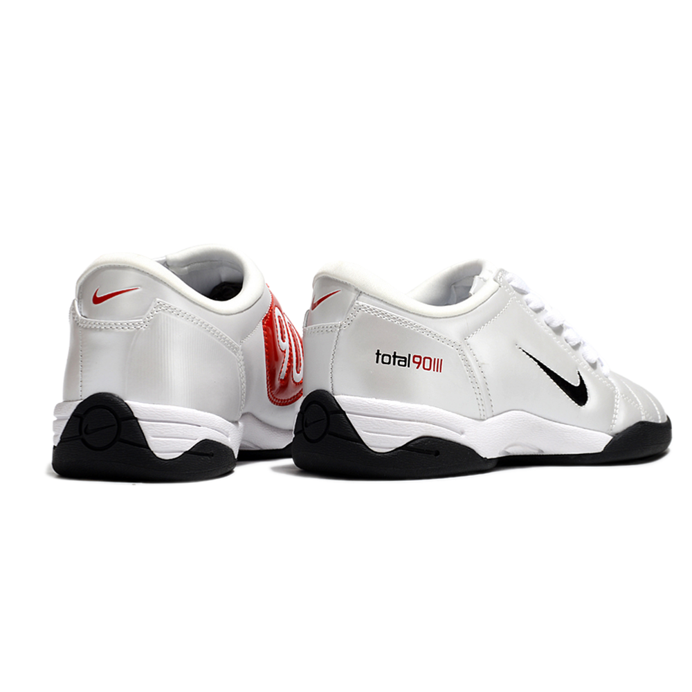 Chuteira Futsal Nike Total 90 IC Branca e Vermelha