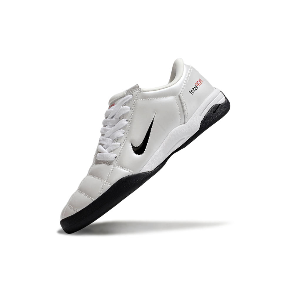 Chuteira Futsal Nike Total 90 IC Branca e Vermelha