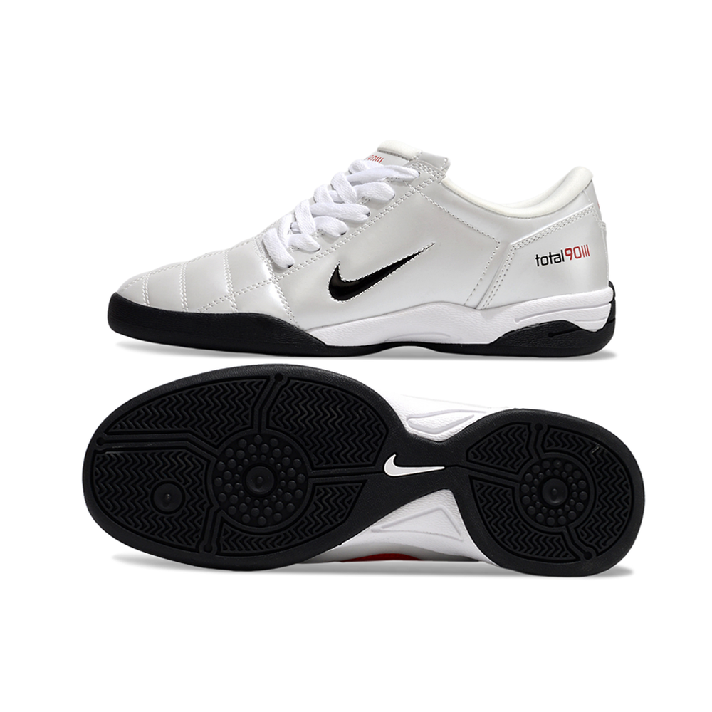 Chuteira Futsal Nike Total 90 IC Branca e Vermelha