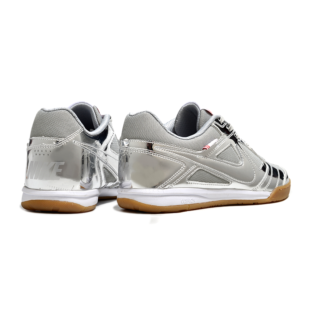 Chuteira Futsal Supreme X Nike SB Gato IC Prata