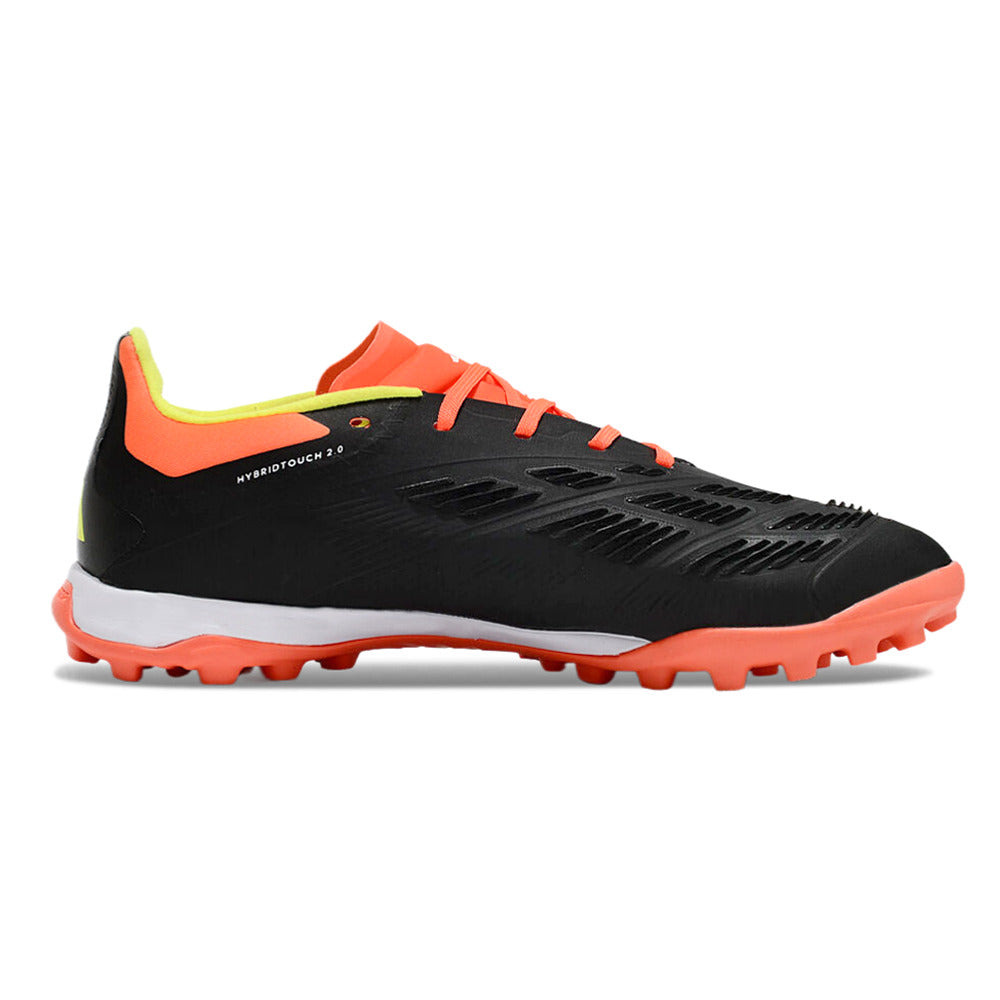 Chuteira Infantil Society Adidas Predator Elite TF Preta, Laranja e Branco 