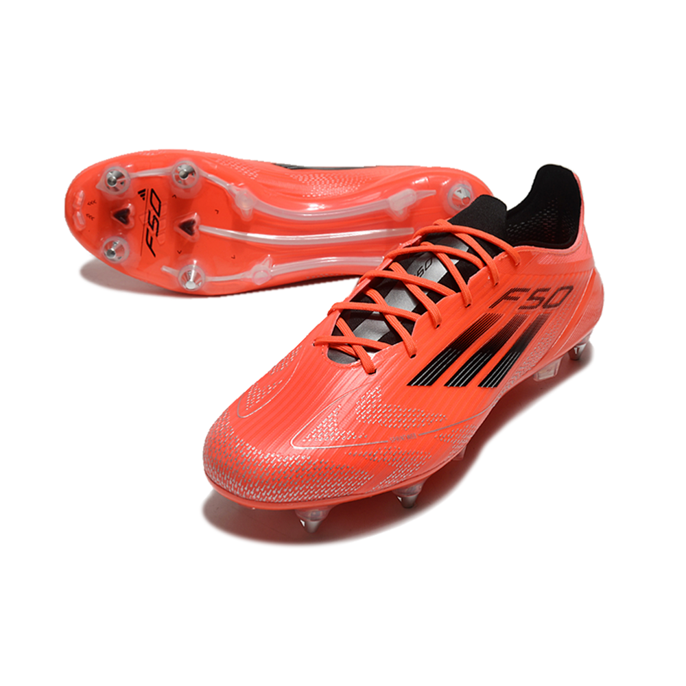 Chuteira Campo Adidas F50 Ponta de Aluminio Vermelha 