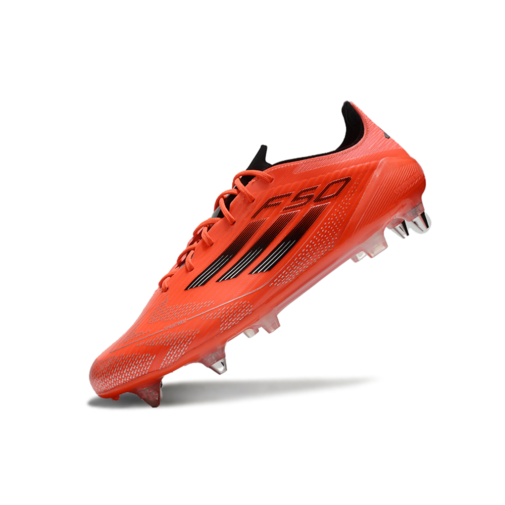 Chuteira Campo Adidas F50 Ponta de Aluminio Vermelha 