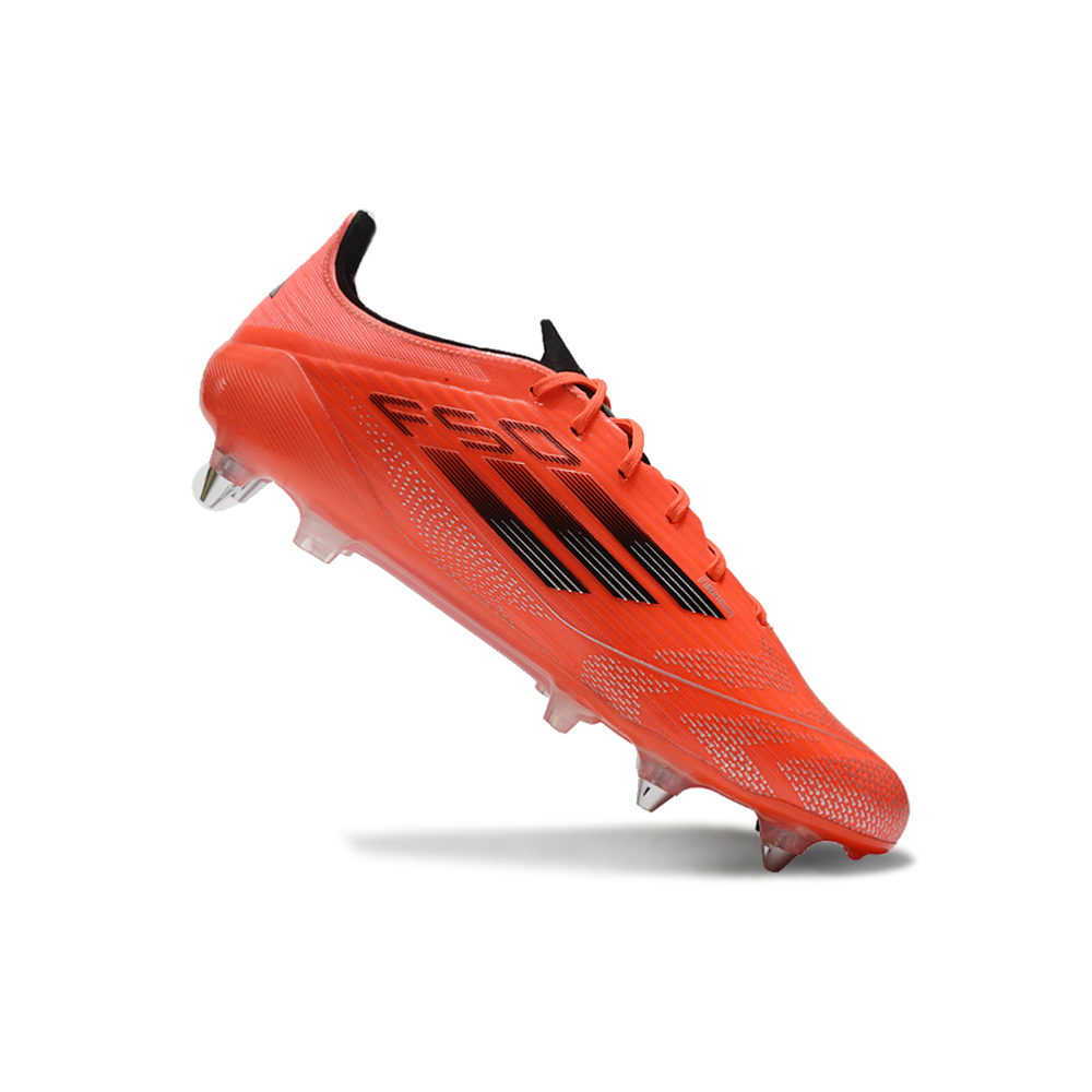 Chuteira Campo Adidas F50 Ponta de Aluminio Vermelha 