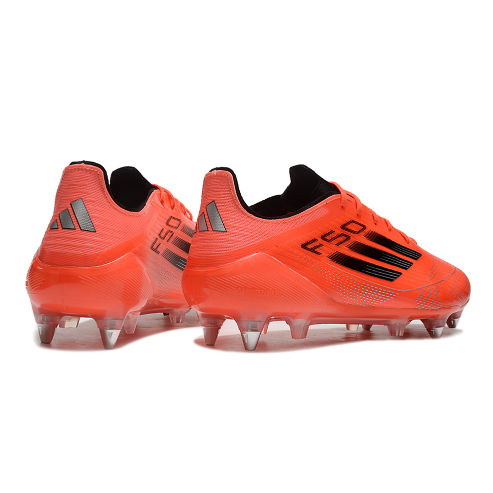 Chuteira Campo Adidas F50 Ponta de Aluminio Vermelha 