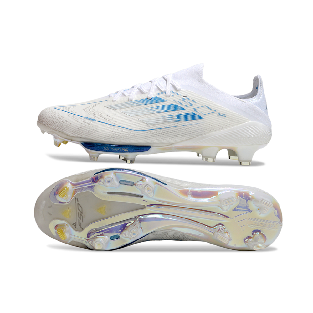 Chuteira Campo Adidas F50+ FG Branca 