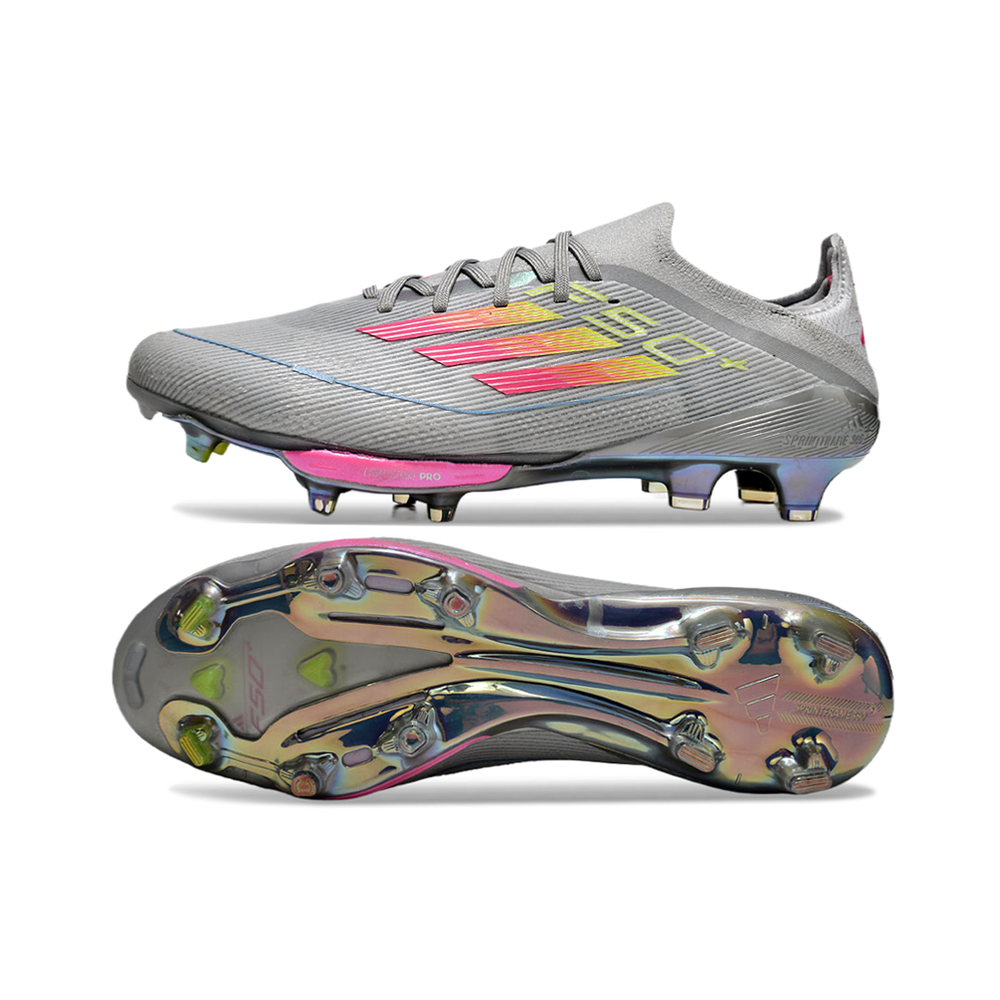 Chuteira Campo Adidas F50+ FG Cinza