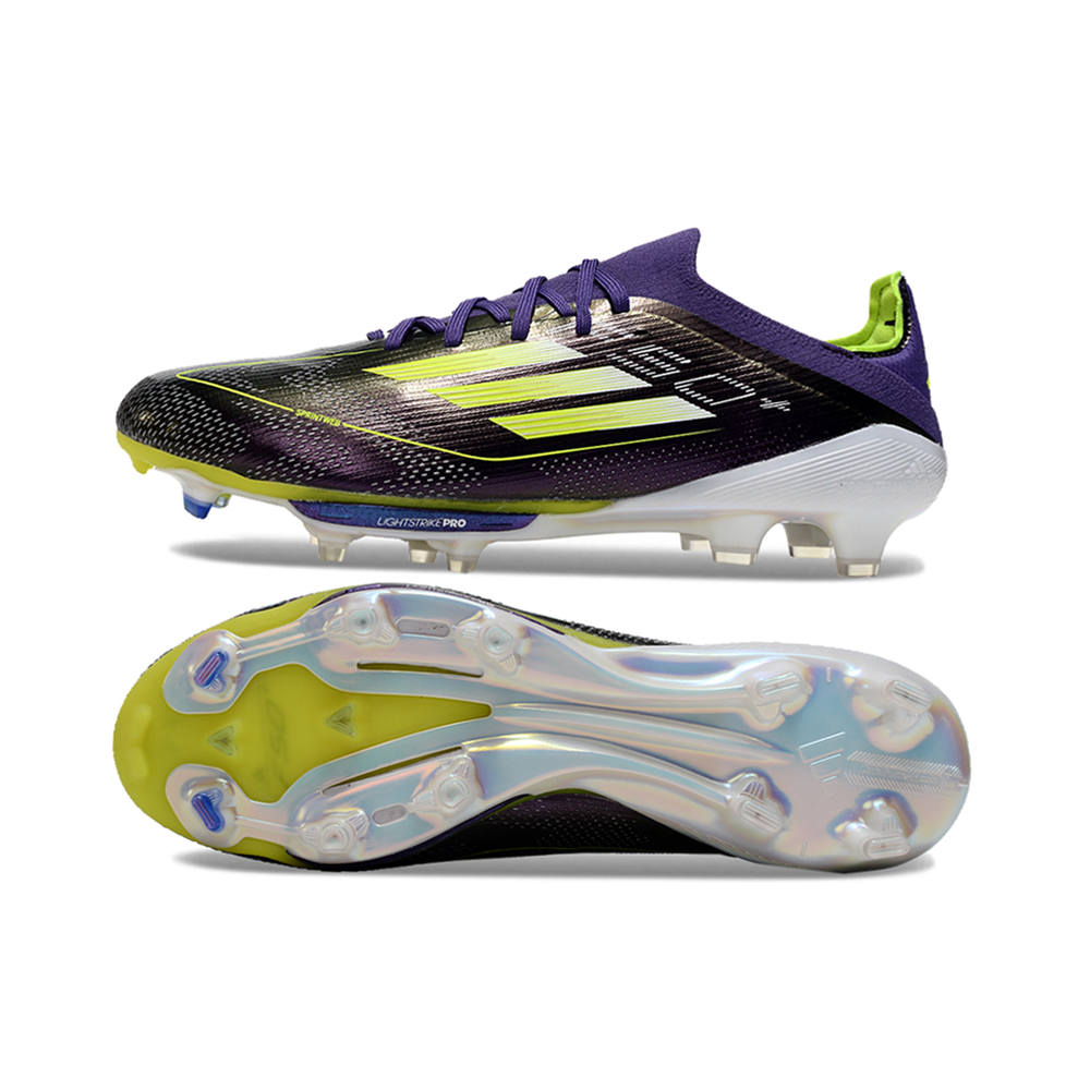 Chuteira Campo Adidas F50+ FG Roxa e Verde 