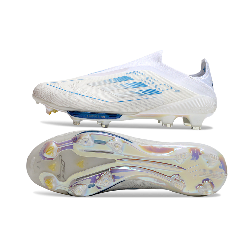 Chuteira Campo Adidas F50+ LL FG Branca 