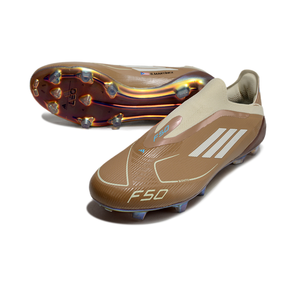 Chuteira Campo Adidas F50+ LL FG Marrom