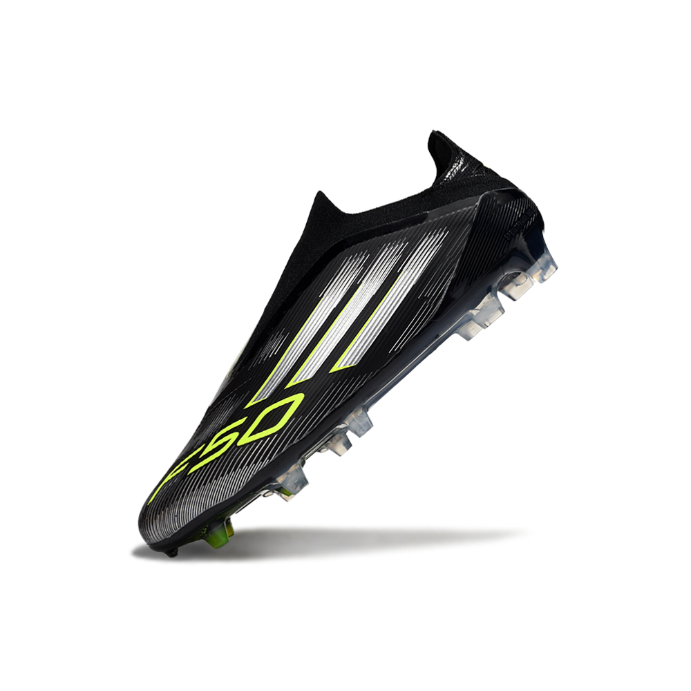 Chuteira Campo Adidas F50+ LL FG Preta e Verde