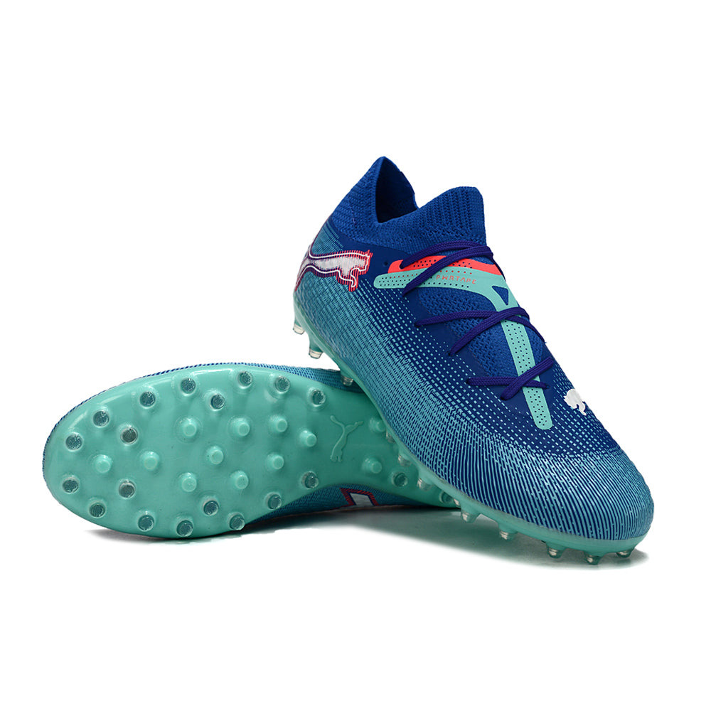 Chuteira Society Puma Future 7 MG Azul