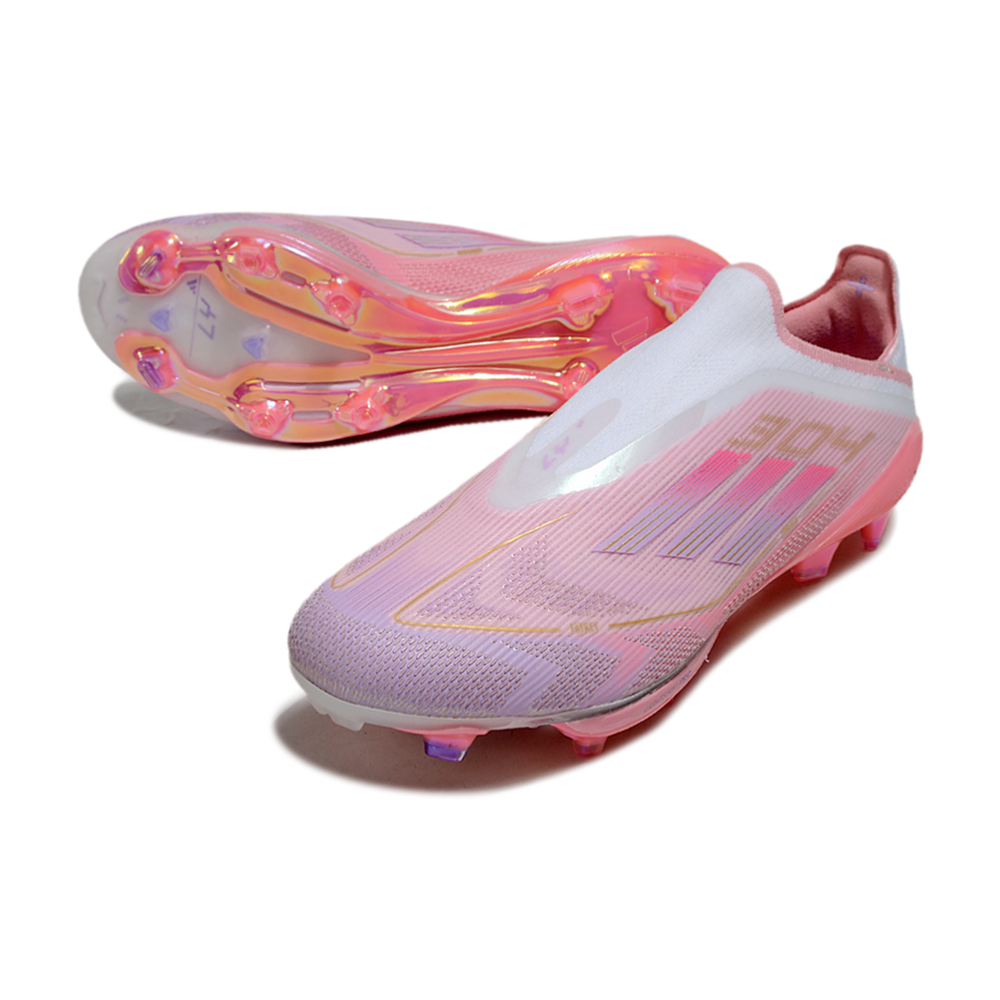 Chuteira Campo Adidas F50+ LL FG Rosa 