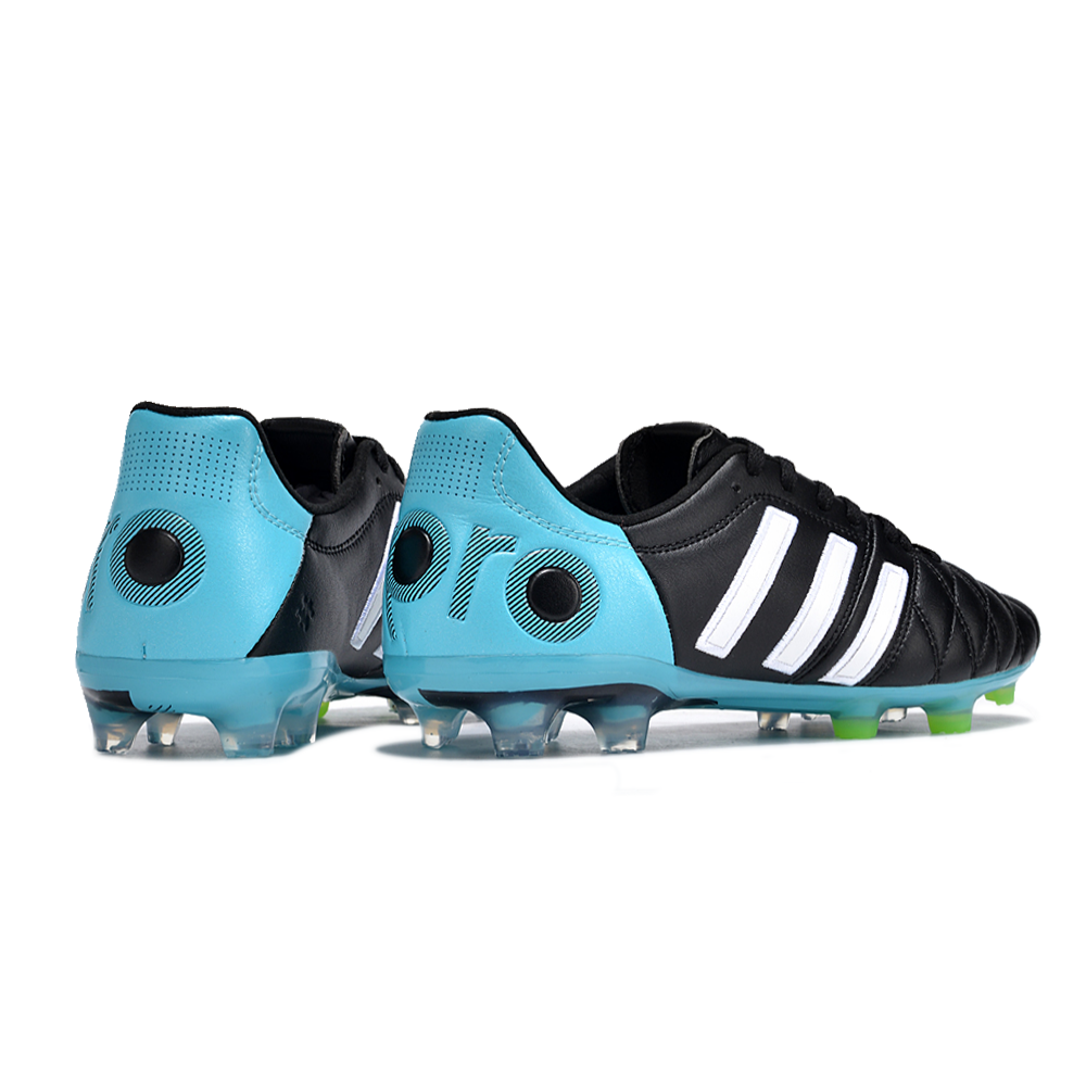 Chuteira Campo Adidas AdiPure 11 Pro FG Preta e Azul