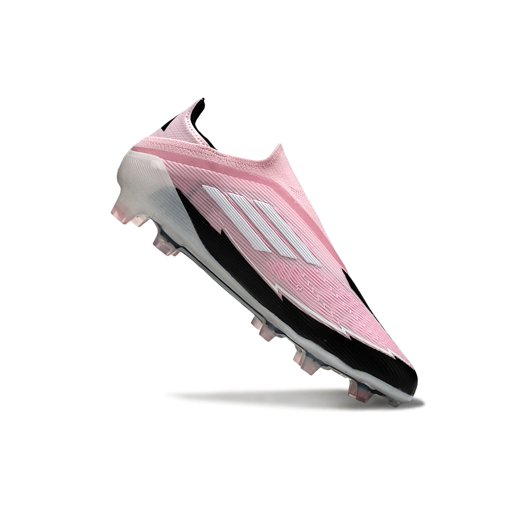 Chuteira Campo Adidas F50+ LL FG Rosa e Preto 