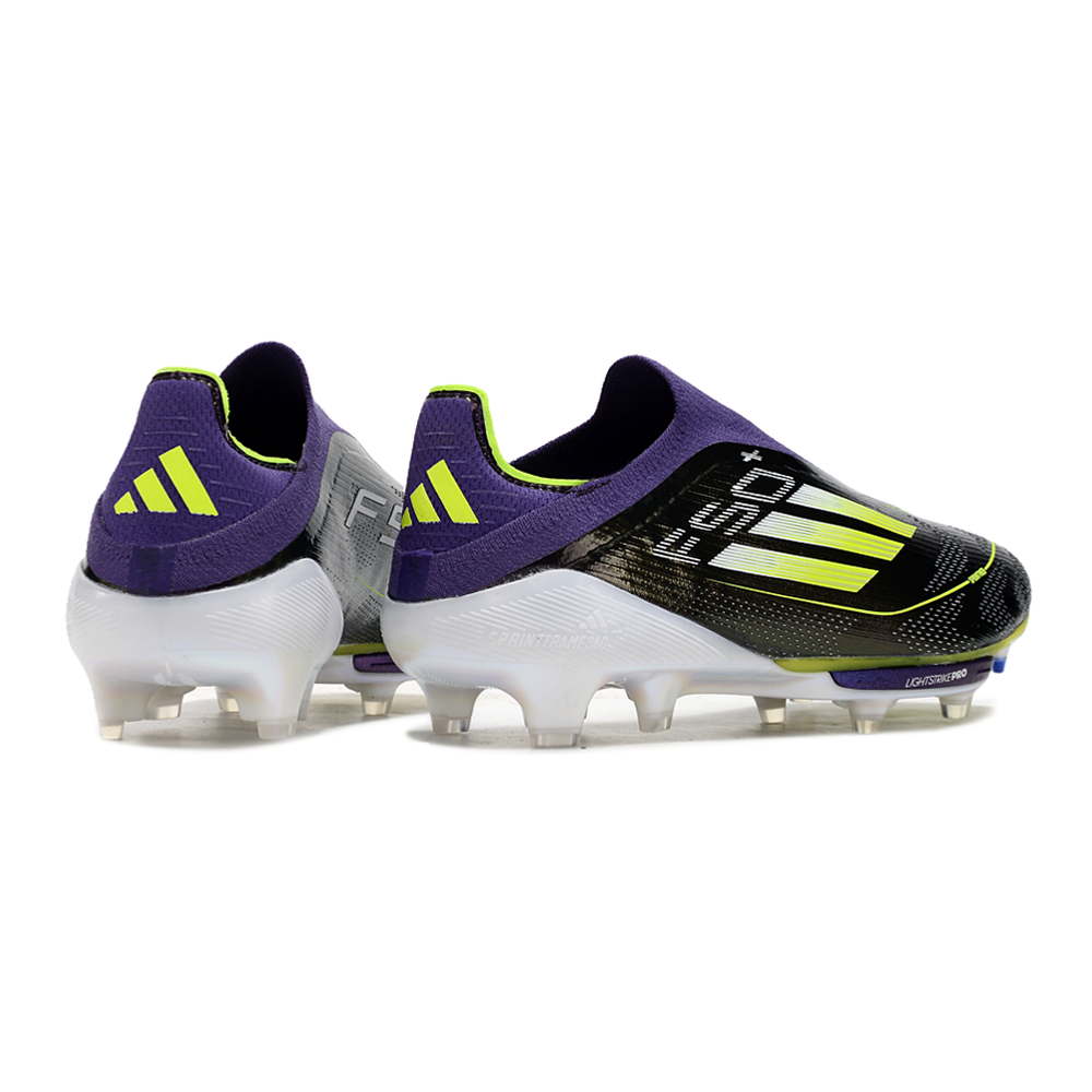 Chuteira Campo Adidas F50+ LL FG Roxa e Verde 