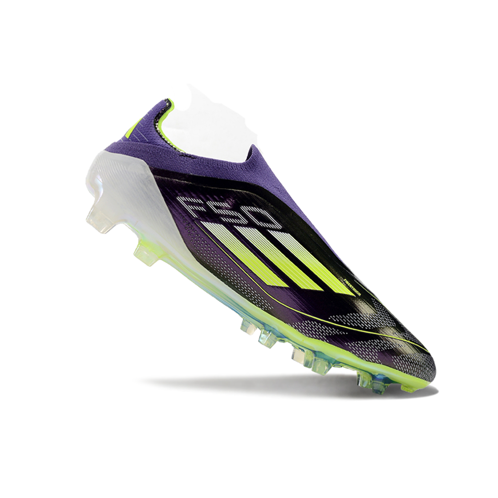 Chuteira Campo Adidas F50+ LL FG Roxa e Verde 