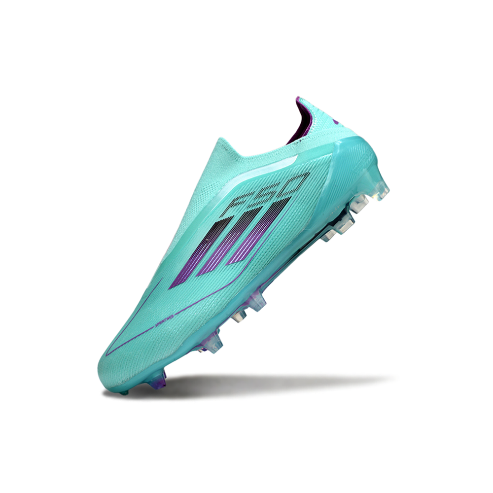 Chuteira Campo Adidas F50+ LL FG Verde e Roxa
