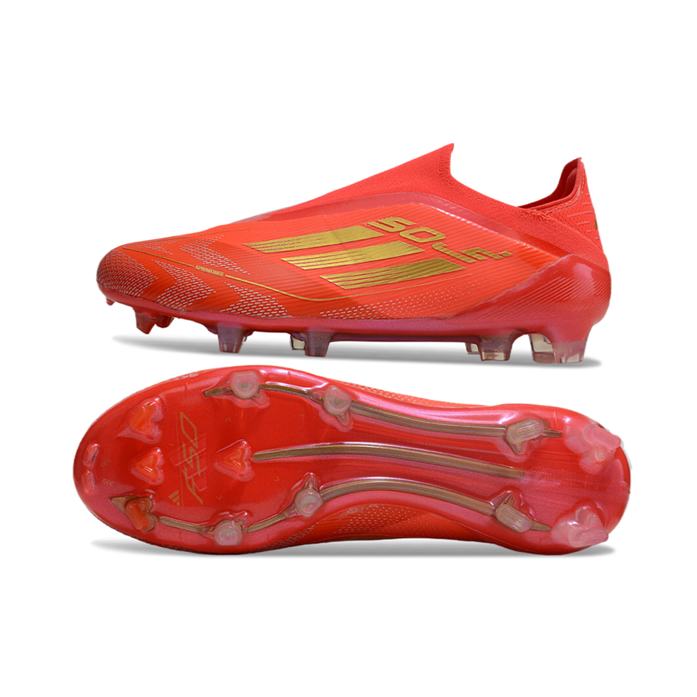 Chuteira Campo Adidas F50+ LL FG Vermelha 