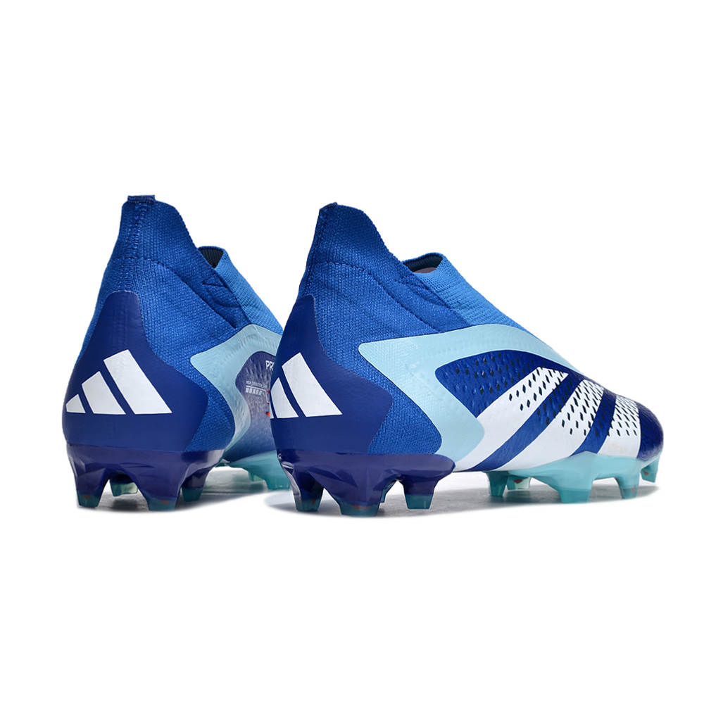 Chuteira Campo Adidas Predator Accuracy+ FG Azul 