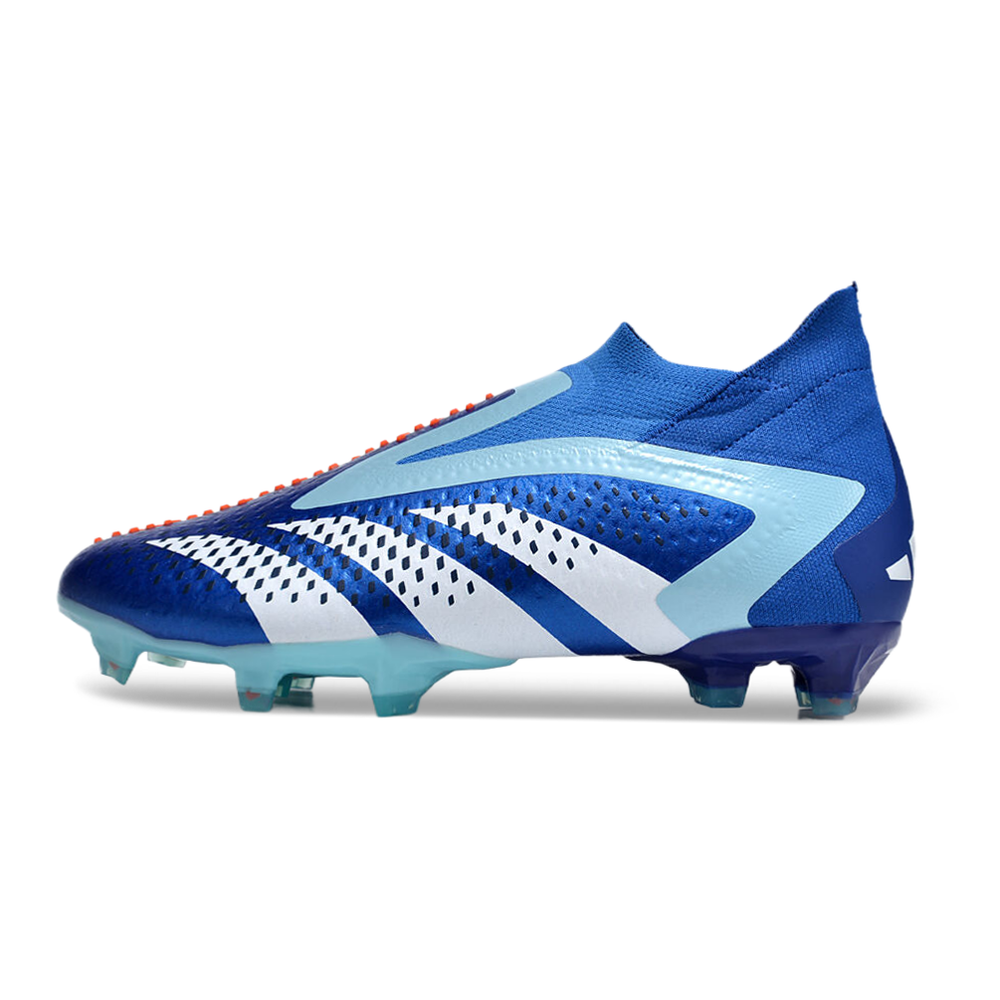 Chuteira Campo Adidas Predator Accuracy+ FG Azul 
