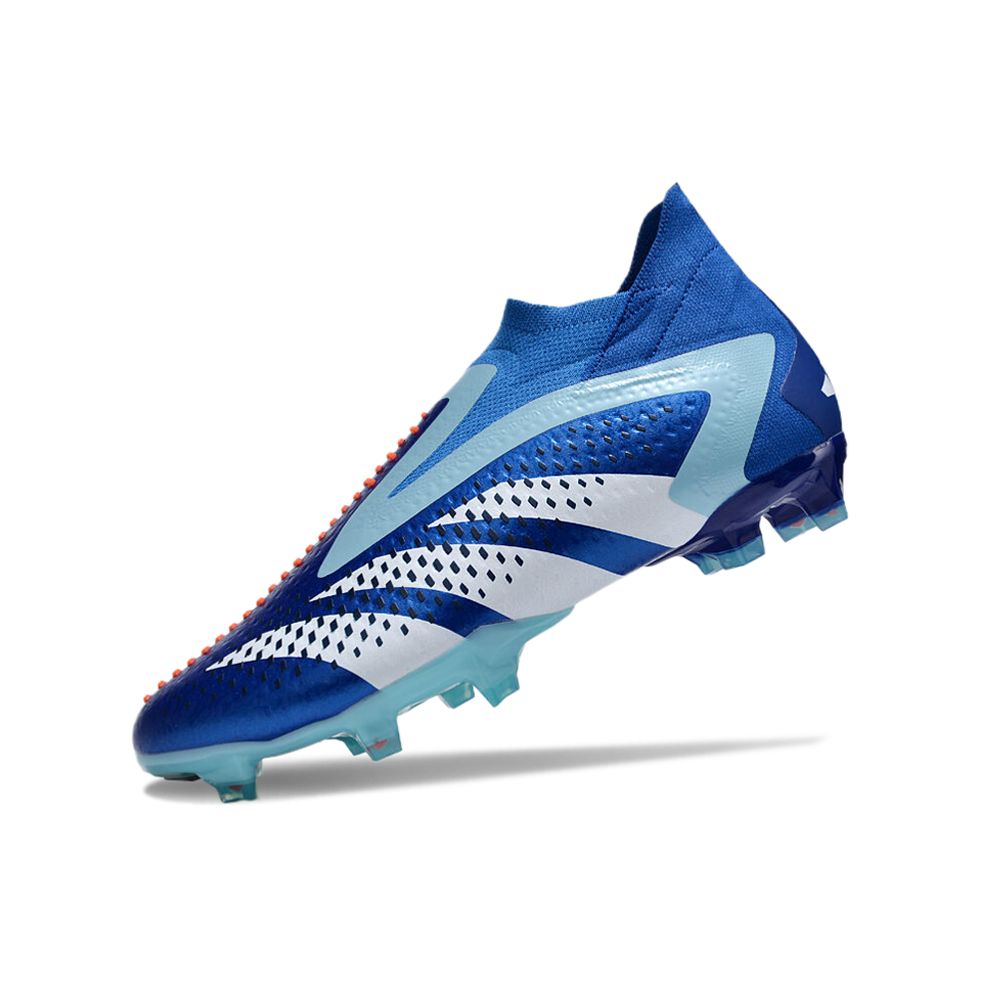 Chuteira Campo Adidas Predator Accuracy+ FG Azul 