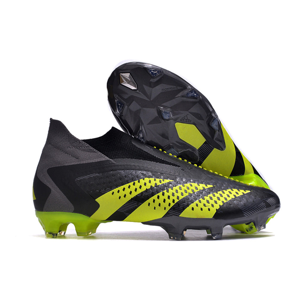 Chuteira Campo Adidas Predator Accuracy+ FG Preta e Verde 