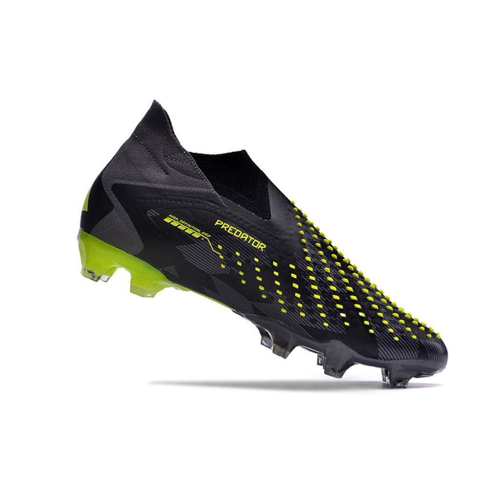 Chuteira Campo Adidas Predator Accuracy+ FG Preta e Verde 