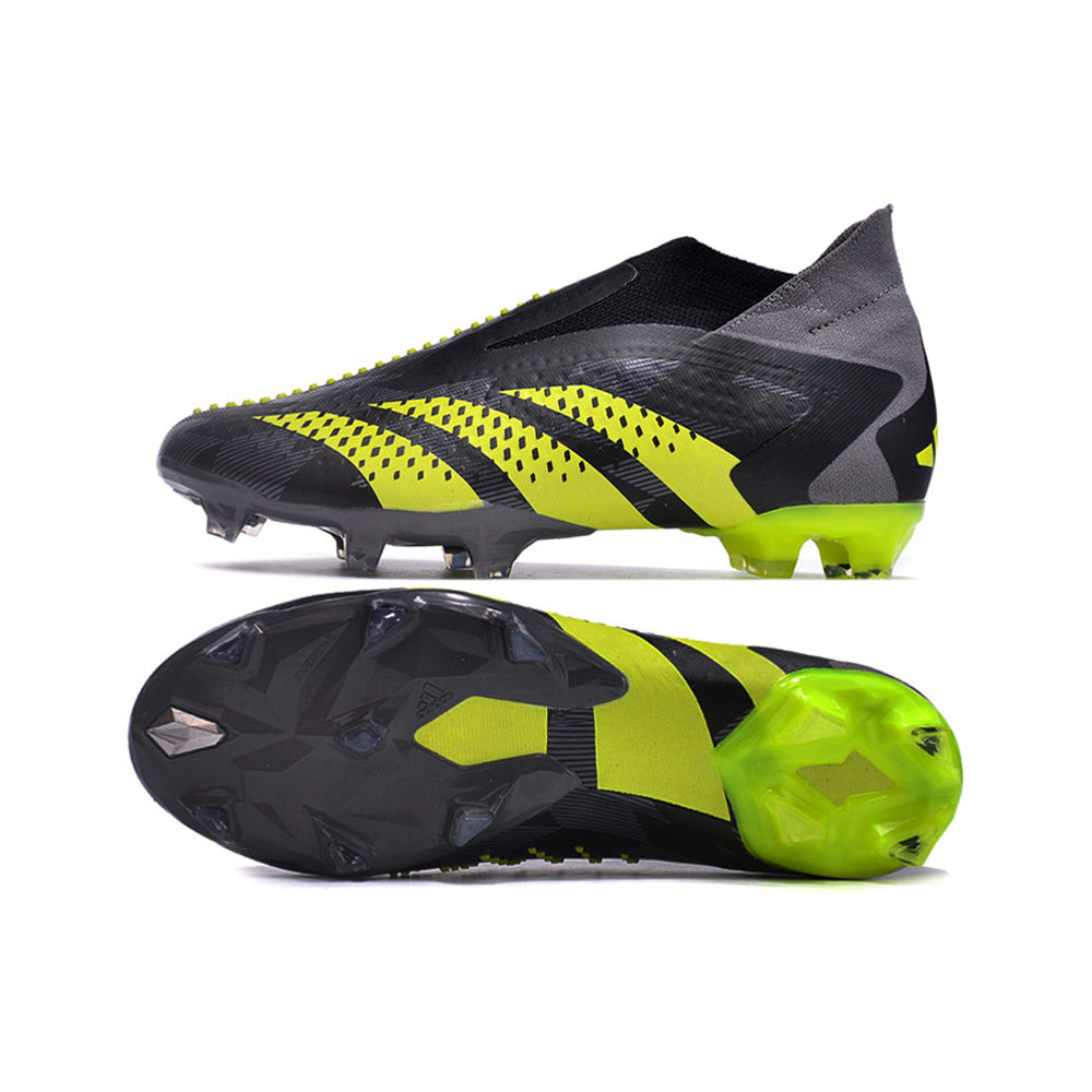 Chuteira Campo Adidas Predator Accuracy+ FG Preta e Verde 