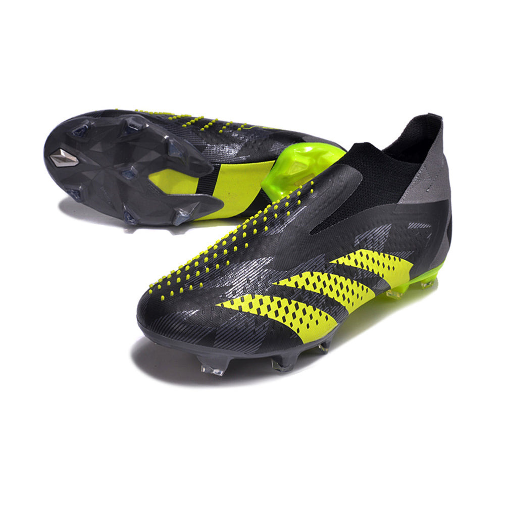 Chuteira Campo Adidas Predator Accuracy+ FG Preta e Verde 