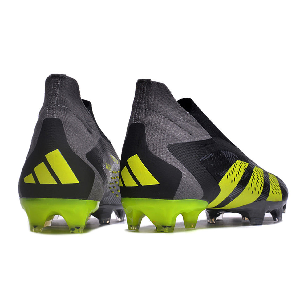 Chuteira Campo Adidas Predator Accuracy+ FG Preta e Verde 