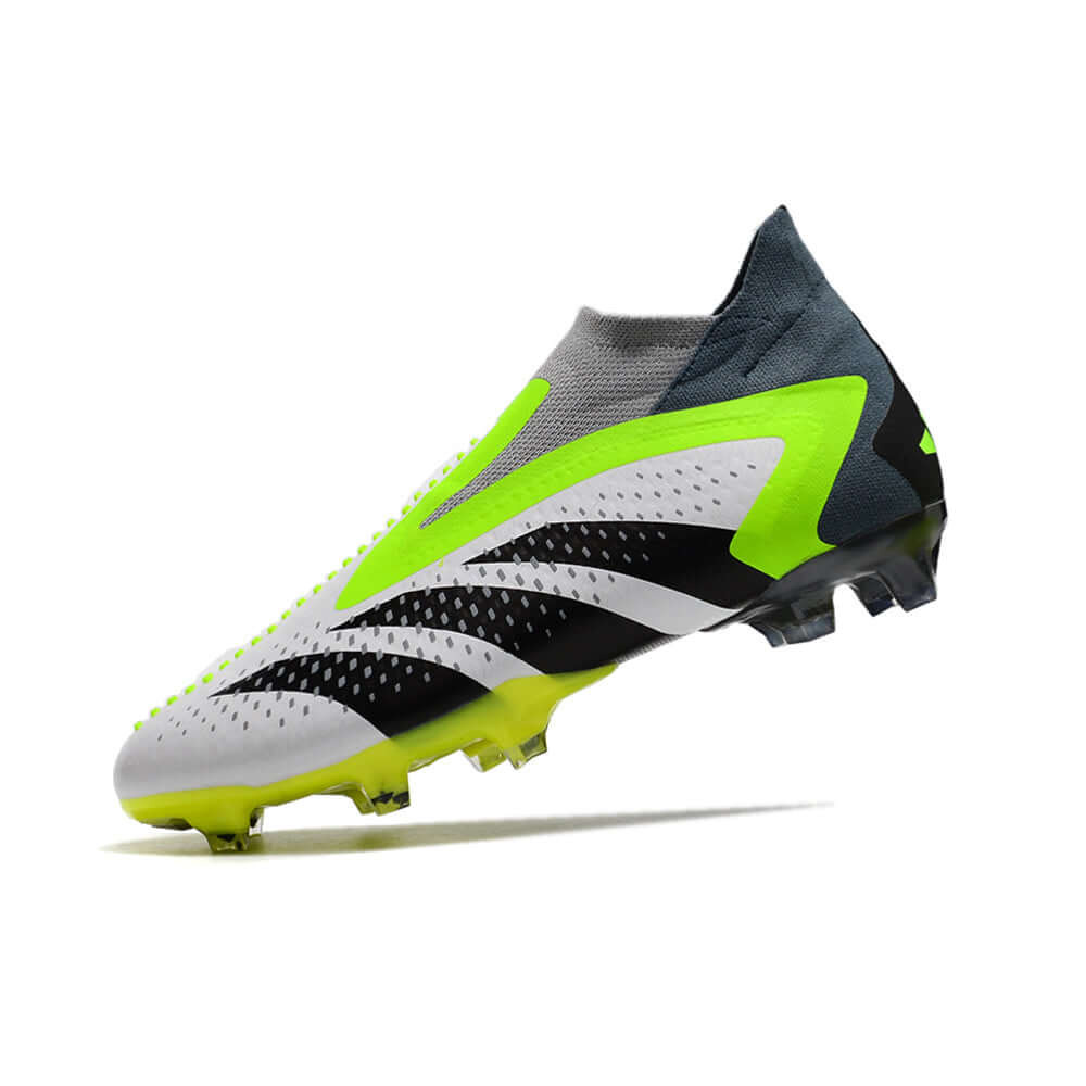 Chuteira Campo Adidas Predator Accuracy+ FG Verde e Branca 