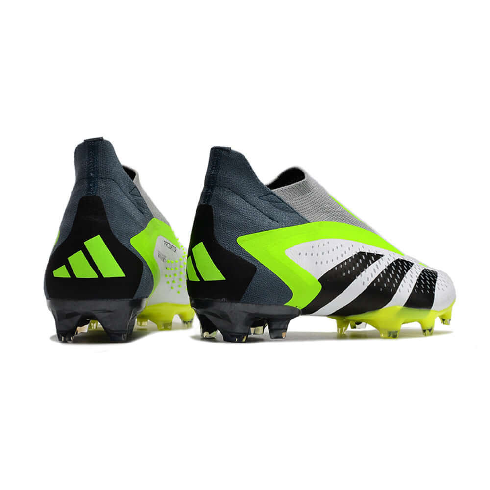 Chuteira Campo Adidas Predator Accuracy+ FG Verde e Branca 