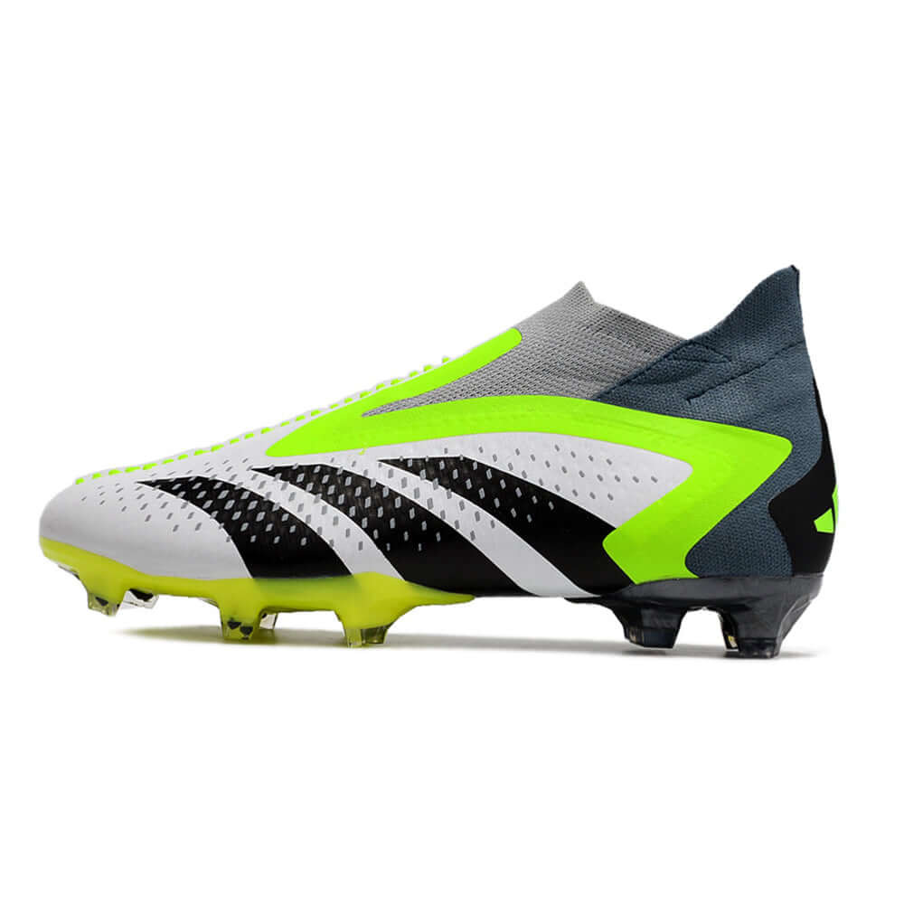 Chuteira Campo Adidas Predator Accuracy+ FG Verde e Branca 