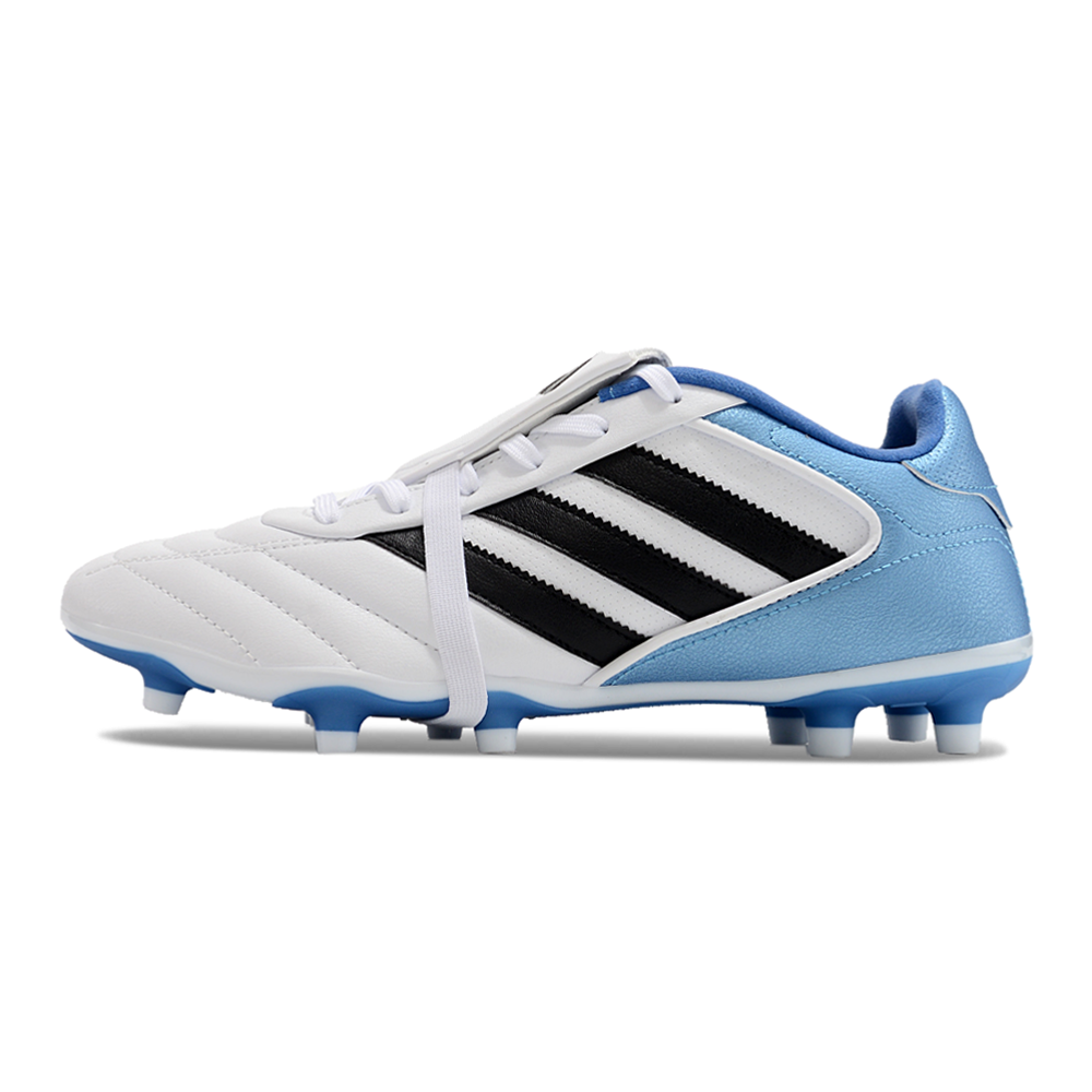 Chuteira Campo Adidas Copa Gloro 2 FG Branca, Azul e Preta