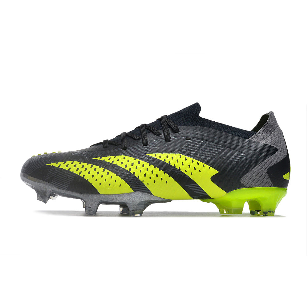 Chuteira Campo Adidas Predator Accuracy.1 FG Low Preta e Verde 