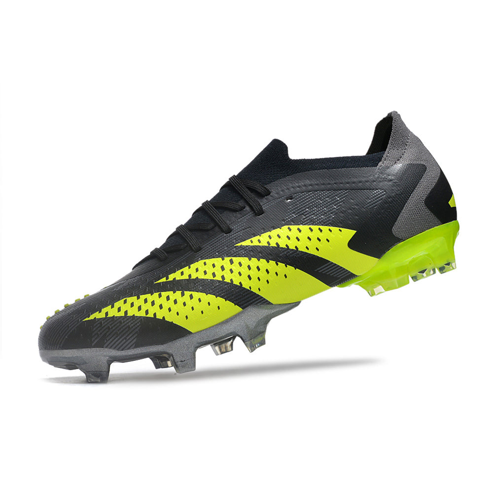 Chuteira Campo Adidas Predator Accuracy.1 FG Low Preta e Verde 