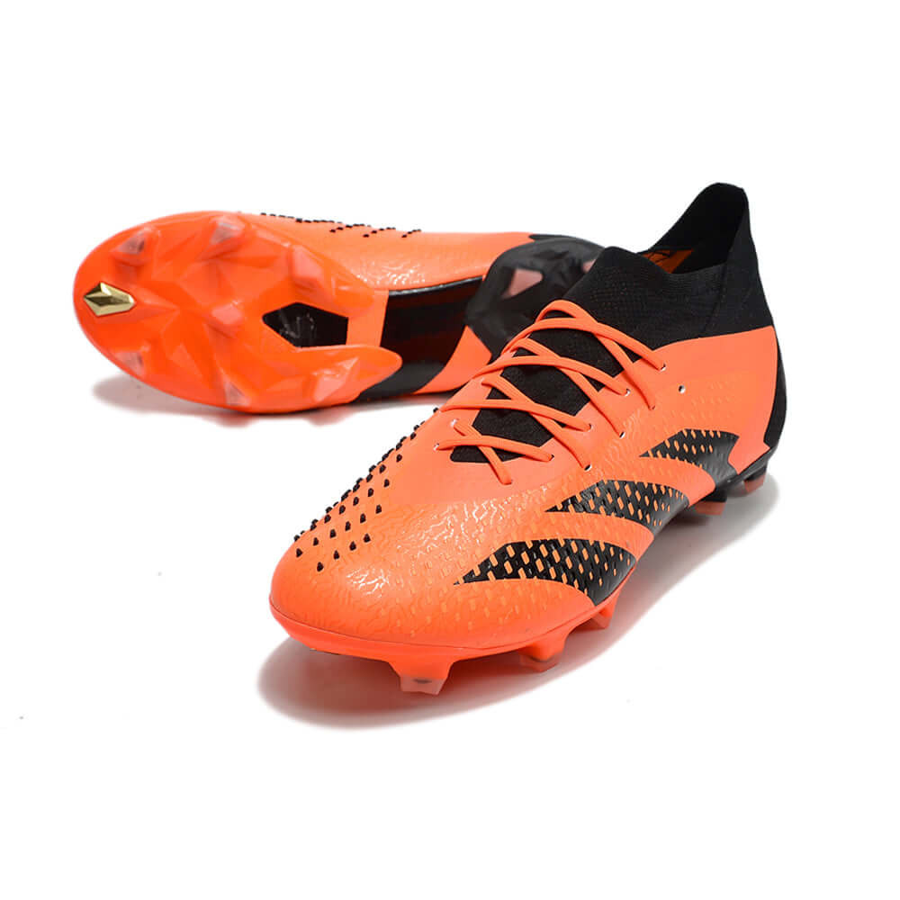 Chuteira Campo Adidas Predator Accuracy.1 FG Preta e Laranja 