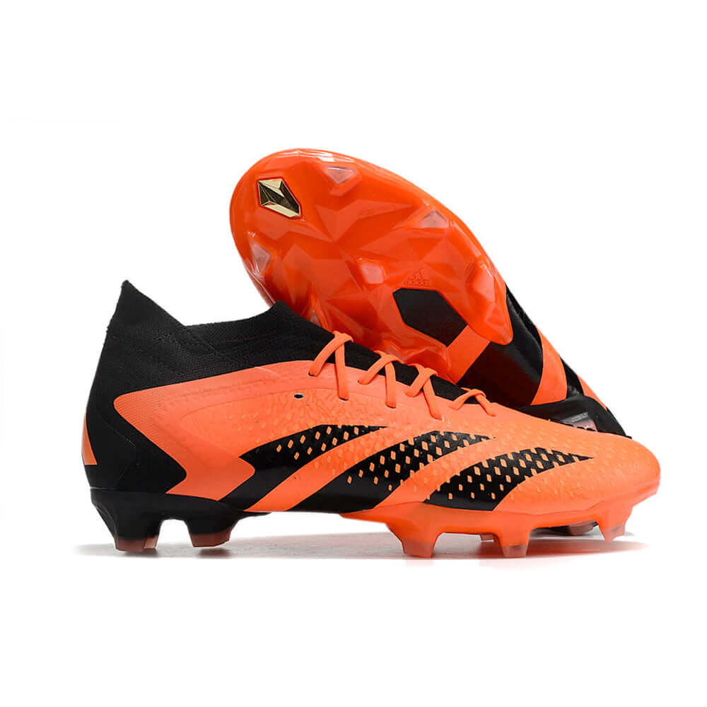 Chuteira Campo Adidas Predator Accuracy.1 FG Preta e Laranja 