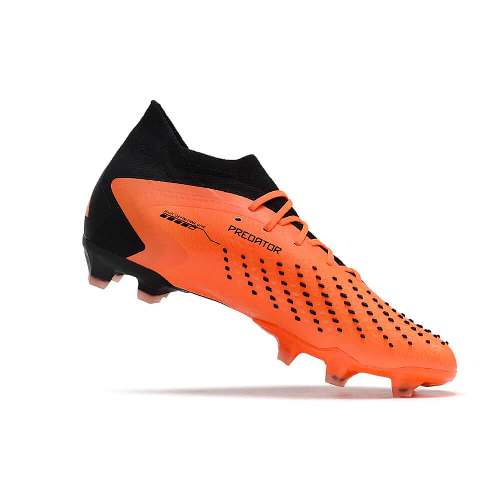 Chuteira Campo Adidas Predator Accuracy.1 FG Preta e Laranja 