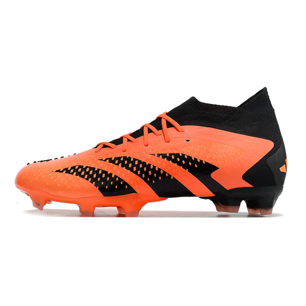Chuteira Campo Adidas Predator Accuracy.1 FG Preta e Laranja 