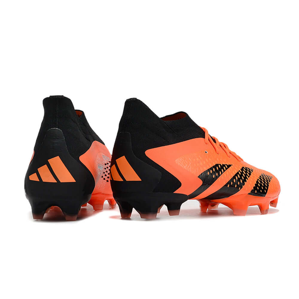Chuteira Campo Adidas Predator Accuracy.1 FG Preta e Laranja 